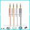 Aluminum casing 3.5mm audio plug braided aux cord