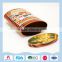 Oval nuts tin box for packaging with customized pictures