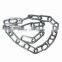 NACM 1990 straight link galvanized machine chain