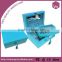 Blue painting mirrored jewellery box dubai with compartments