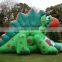 MOQ 1pc 0.55mm pvc tarpaulin inflatable dinosaur bounce house