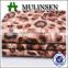 Shaoxing knitted dty both side brush poly spandex leopard print jersey fabric