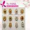 3d metal nail art decoration, alloy nail art decoration, metal nail art