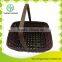 New style handmade wood shopping basekt with handle