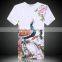 240 grams made in China silk/cotton oneck peruvian pima cotton tshirts