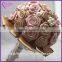 LATEST ARRIVAL Artificial Flowers Fine Design alloy bridal brooch bouquet