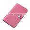 best seller for 2015 genuine leather passport holder for female card holder with large capacity China manufacture