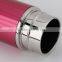 Metal flask with ripple surface/ thermos flasks with pump/thermos flask with button lid