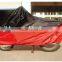 Easily Carried Customized Black Red Waterproof Motorcycle Cover