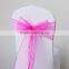 Hot Selling Wedding Banquet Organza Chair Sashes