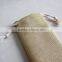 Wholesale small linen Cotton Muslin Bags 3x4 Inch Drawstring