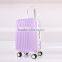 ABS travel trolley luggage bags with built in clothes rack