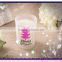 Cheap Wholesale Pillar Soy Candle Frosted Glass
