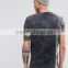 Daijun OEM Men's High quality Leather Short Sleeve Short Sleeve Leather custom logo t-shirts