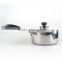 stainless steel saucepan milk pot with glass lid