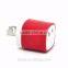 Colorful 1A US Mobile Phone USB Wall Adapter Charger Plug