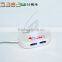 High quality Blue led Mini 4 Port HUB High Speed USB 2.0 Splitter Adapter Hub with Cable For Macbook PC Laptop