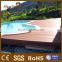 tropical area application teak wood color UV-resistant outdoor synthetic decking