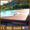 tropical area application teak wood color UV-resistant outdoor synthetic decking