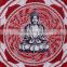 Hippie Twin Size Lord Buddha Meditationn Holy Wall Art Bohemian Cotton Wall Hanging Tapestry