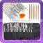 20pcs PU bag nai art brush set nail drawing brush dotting pen