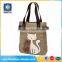 Appearance diverse lovely brown bags handbag tote with cat print