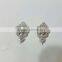 Jewelry Components Platinum Plated Earring Post