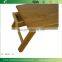 BH004/Light Folding Laptop Versatile Bamboo Serving Table Bed Tray with Long Leg