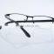 2016 New stylish woman metal optical frame half rimless 8218