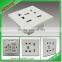 Hot Sale ABS material USB socket 5pin multi function socket with 2USB 2.1A