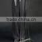 Acrylic Podiums for Floor, X-Shaped Post, Rubber Feet - Clear