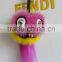 2015 fashion rex rabbit fur chain dyed color chain