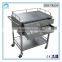 Stainless Steel Medical Cart with Drawer