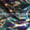 golden foil printted fashion korea velvet fabric for dress