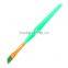Cheap Wholesale Nontoxic Gold-Plated Ferrule Kid Plastic Paint Brush, Fine Quality Nylon Flat Paint Brush Children Drawing Set