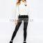 Super Skinny Fit Studded Jeans Pants Price black