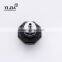 zhuhai company 45 mm black color polished chrome finish crystal pulls for cabinets