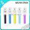 2015 colorful foldable cable wired monopod universal selfie stick locust with cable