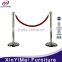 Cheap Polished Rope Barrier Railing Stand Stanchion