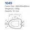 FG940PP- pure pp material closed front family toilet bidet