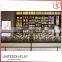 High-end stainlees steel material wine display rack for wisky