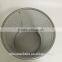 Closeout metal mesh round waste paper bin office trash can garbage basket middle size