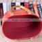 wholesale custom fancy leather wine gift storage basket