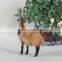 real fur animal giant size handicraft sheep plush wholesale garden ornaments