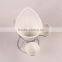 wholesale hot sell white ceramic french fries holder stand french fries cup with three white porcelain sauce cup
