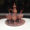 Natural color set of wooden cup, tea pot from Vietnam leading manufacturer