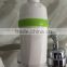 Chromed plastic shower head water filter with UV ring