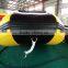 yellow aluminum pvc inflatable boat