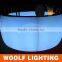 Bar Stool Plastic Rechargeable LED Light Up Club Furniture