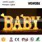 3D advertising letter light